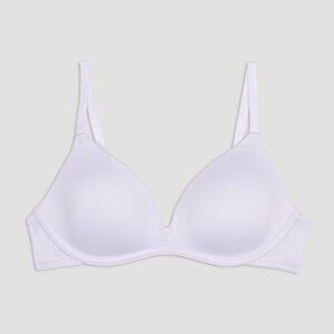 Maidenform Youth Girls Size 32A Contour Microfiber Underwire Bra in White 2490